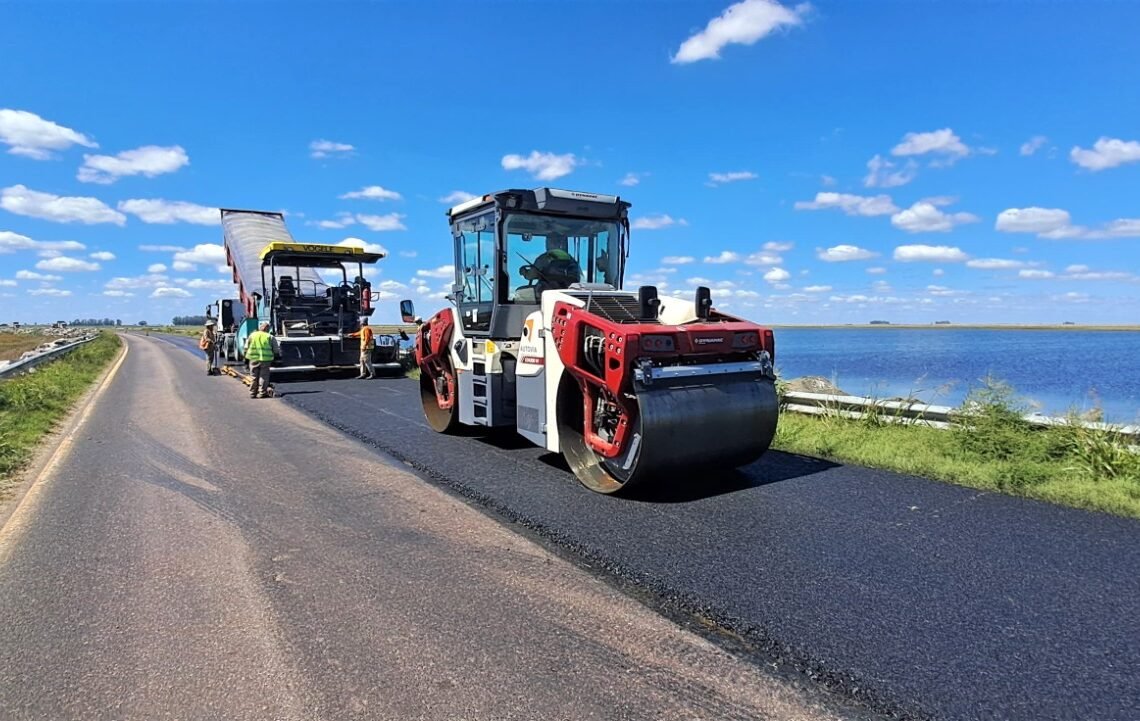 Santa Fe: avanza la repavimentación de la Ruta Nacional 7