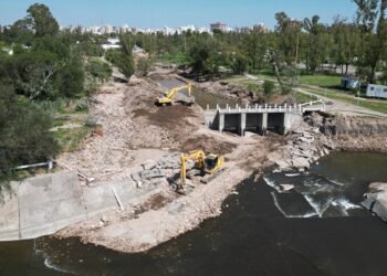 Avanzan las obras del Plan de Reconstrucción Integral de Bahía Blanca
