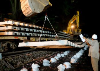 Línea Mitre: continúan las obras de renovación de vías