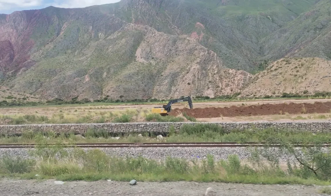 Jujuy ejecuta obras hidráulicas de protección en la Quebrada