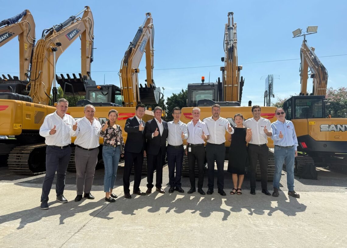 Grúas San Blas recibió a altos ejecutivos de SANY LATAM y reafirma su liderazgo en la industria de maquinaria pesada