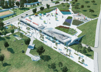 Avanza la construcción de un espacio multidisciplinario en el acceso a Neuquén