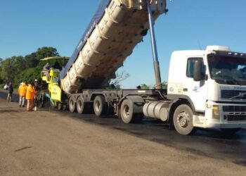Santa Fe: continúan las obras sobre la Ruta Nacional 11
