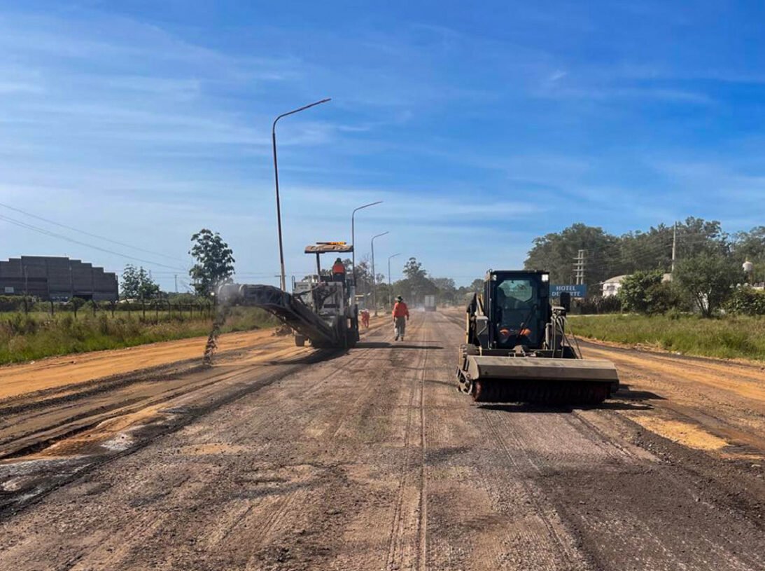 Realizan importantes mejoras en las rutas que conformaban el exCorredor Vial 18
