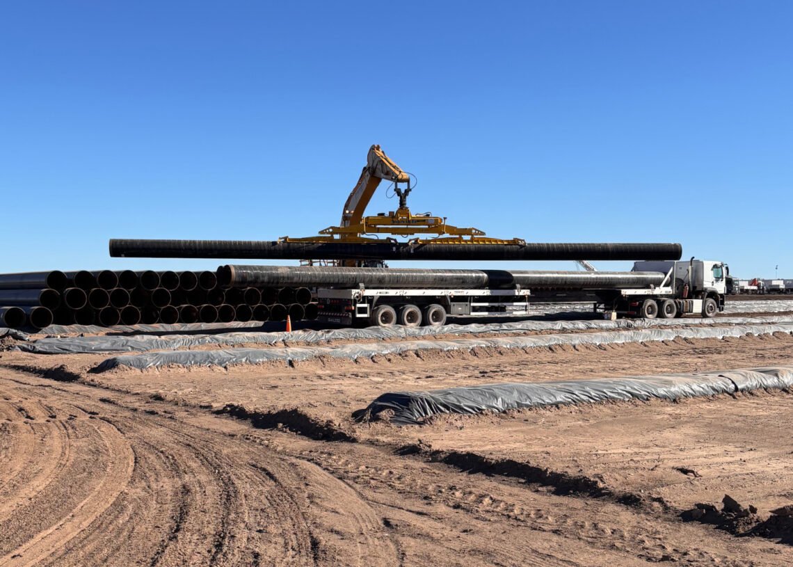 Río Negro: avanza el oleoducto Vaca Muerta Sur