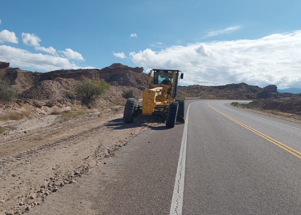 Catamarca: importantes trabajos de mantenimiento en la Ruta Nacional 40