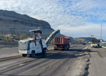Río Negro: llevan adelante tareas de fresado sobre la Ruta Nacional 22