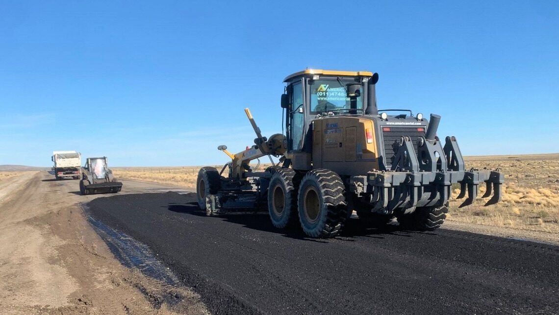Chubut continúa con los trabajos de conservación en la Ruta Nacional 40