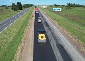 Ruta 2: comenzó la etapa final de las obras de repavimentación