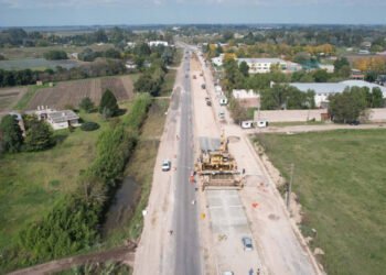 Florencio Varela: continúan las obras viales en la Ruta Provincial 53