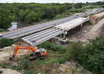 San Miguel: avanzan las obras de conectividad sobre el Río Reconquista