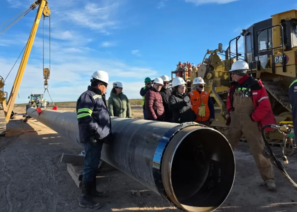 Avanza el tendido del oleoducto Vaca Muerta Sur en territorio rionegrino