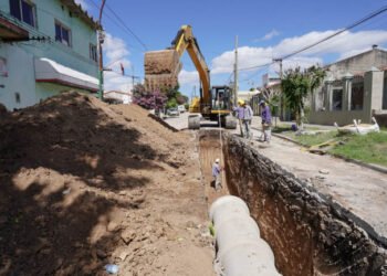 Plan Hídrico del Gran La Plata: sigue la obra de rehabilitación del Acueducto Norte