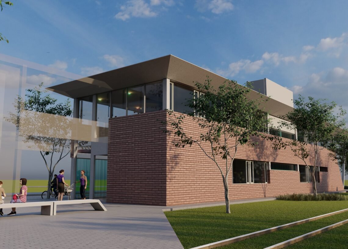 Construcción del nuevo Centro Cívico en Berazategui