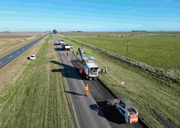 Avanzan a buen ritmo las obras viales de la Ruta Provincial 63
