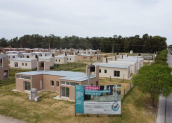 Avanza la construcción de 112 viviendas en Tapalqué