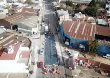 Avanza la obra de repavimentación de la Ruta Provincial 4 en General San Martín