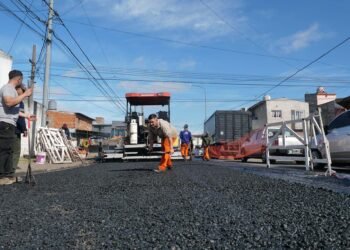 Hurlingham: avanzan los trabajos en la Ruta Provincial Nº 4