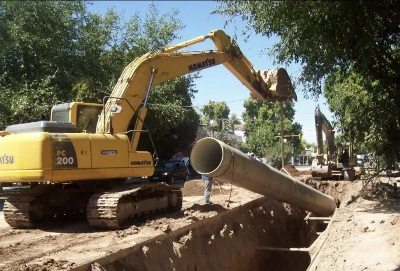 Mendoza: avanza obra clave para mejorar las redes de agua potable en Luján de Cuyo