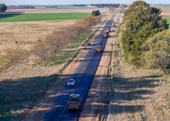 Provincia de Buenos Aires: avanza la repavimentación de la Ruta 76