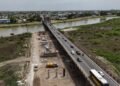 Nuevo Puente Carretero: comienzan los trabajos sobre el cauce principal del Río Salado