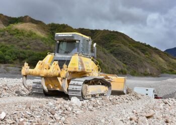 Siguen las obras de pavimentación en la RP N°357 camino a las Ruinas de Quilmes