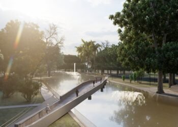 San Juan: obras de mejoras en el Parque de Mayo