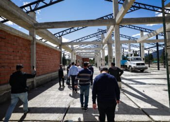 Río Negro: avanza la construcción en la terminal de El Bolsón