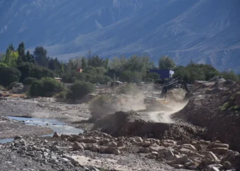 Jujuy avanza en obras claves en el río Huasamayo en Tilcara