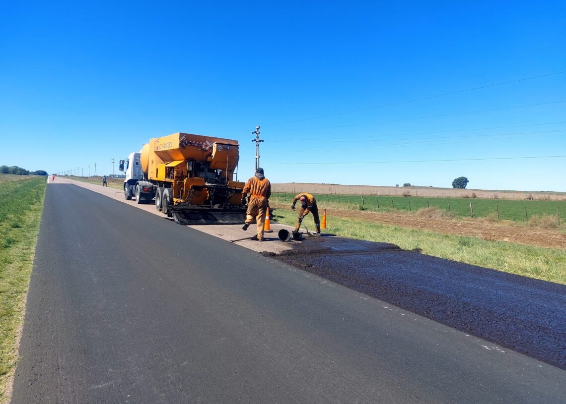 Ruta 1: primera vía segura con carriles de sobrepaso y pesaje dinámico en La Pampa