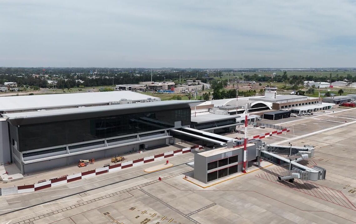 Las obras del Aeropuerto de Rosario tienen un 82 por ciento de avance