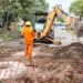 Avanzan las obras del saneamiento ambiental de Paraná