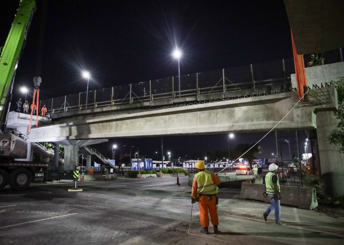 Avanza la obra de ampliación del Puente Labruna en Nuñez (video)