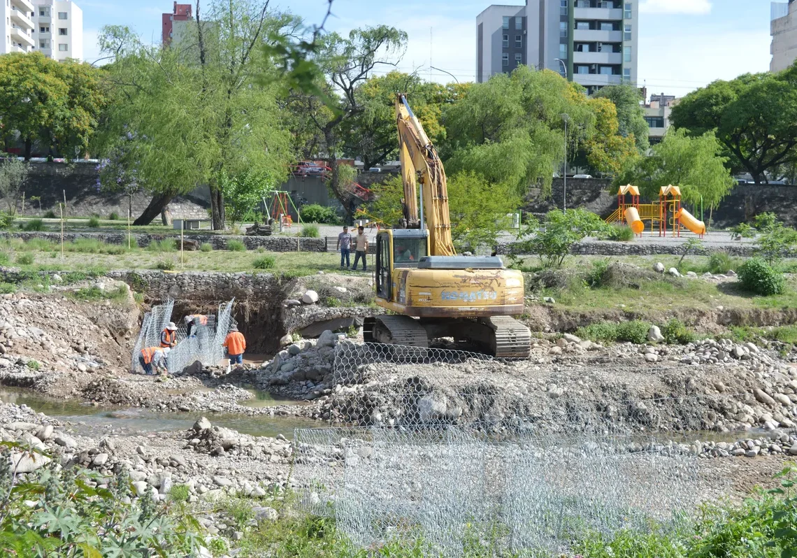 Plan Hídrico Provincial: Jujuy ejecuta obras de protección en el Xibi Xibi
