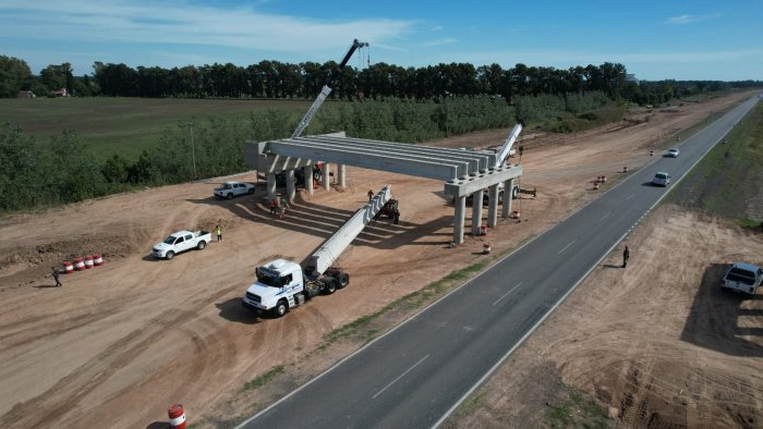 Avanzan las obras de transformación en Autovía de la Ruta Provincial 41