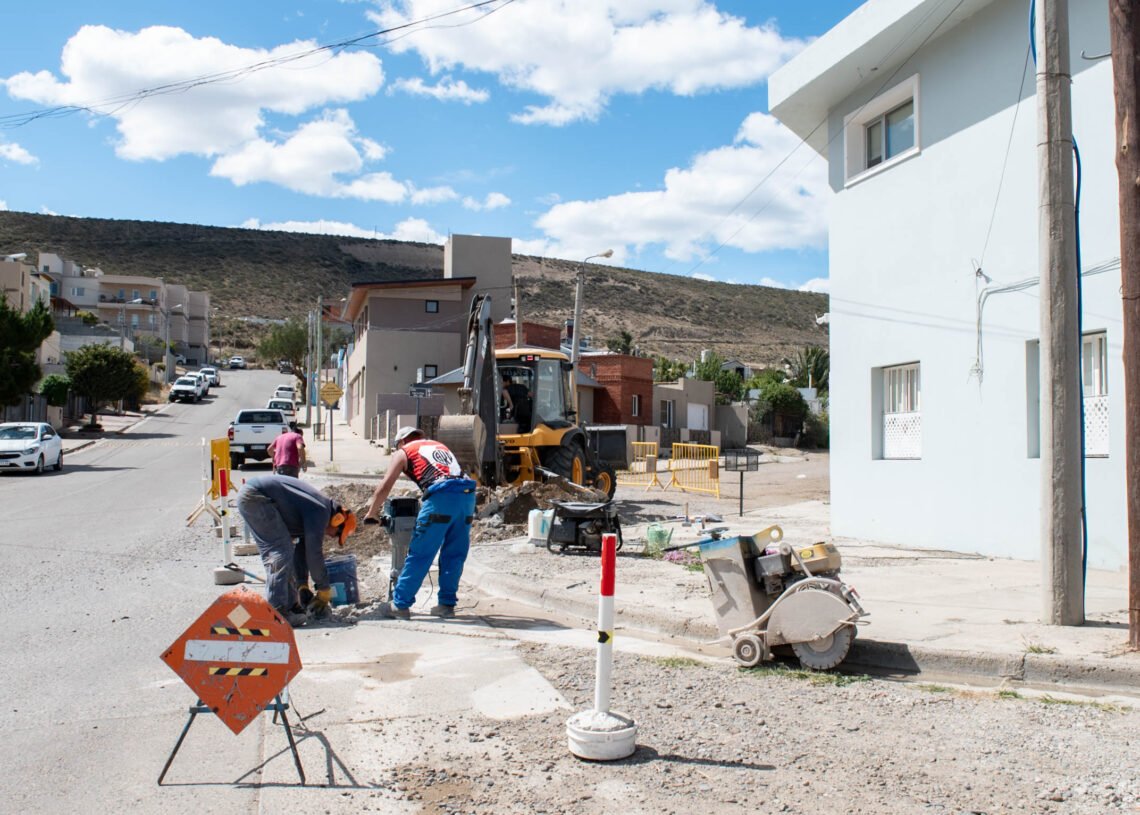 Rada Tilly consolida su desarrollo con nuevas obras de pavimentación