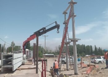Uspallata: obras eléctricas con un avance del 85% y una inversión de $1.700 millones para mejorar el servicio