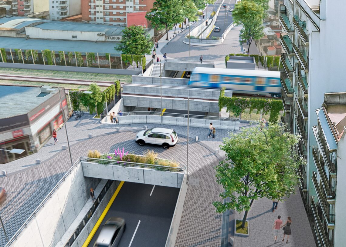 CABA: comienzan las obras del nuevo Paso a Nivel provisorio en la calle Miller