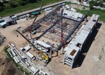 Juegos Suramericanos: el nuevo Microestadio que construyen ya transforma el paisaje del sur de la capital