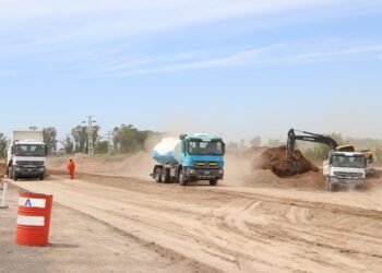Ruta 158: avanza la obra con más de 20 máquinas de gran porte en Villa María