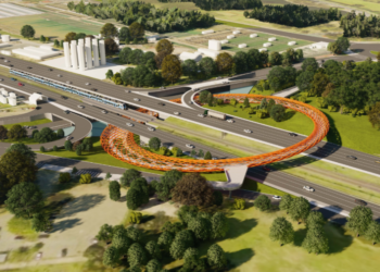 Comenzaron las obras por el Paso Bajo Nivel Anillo Pampa en CABA