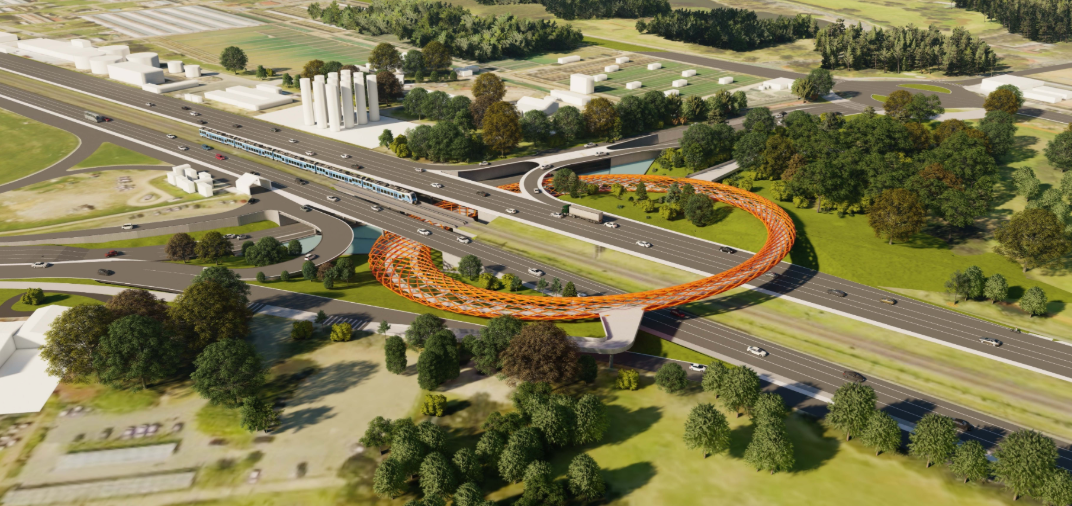 Comenzaron las obras por el Paso Bajo Nivel Anillo Pampa en CABA