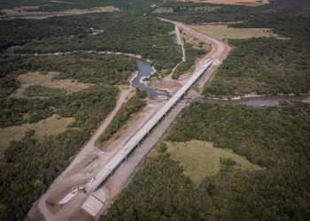 Próxima a finalizar la obra del puente sobre el Río Gualeguaychú