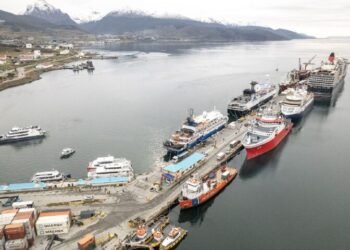 Avanza la construcción de una nueva terminal de Pasajeros y Catamaranes en el Puerto de Ushuaia