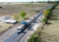 Avanza la repavimentación en la Ruta 11