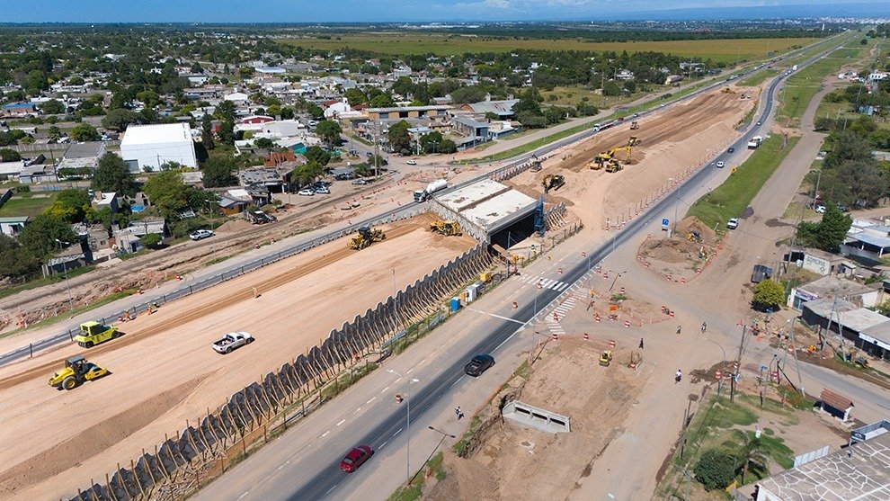 Córdoba: obra del altonivel sobre Ruta 19 ya tiene un 48% de avance
