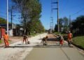 Con frentes de obra simultáneos, avanza el Plan de 100 cuadras de pavimento en Río Cuarto