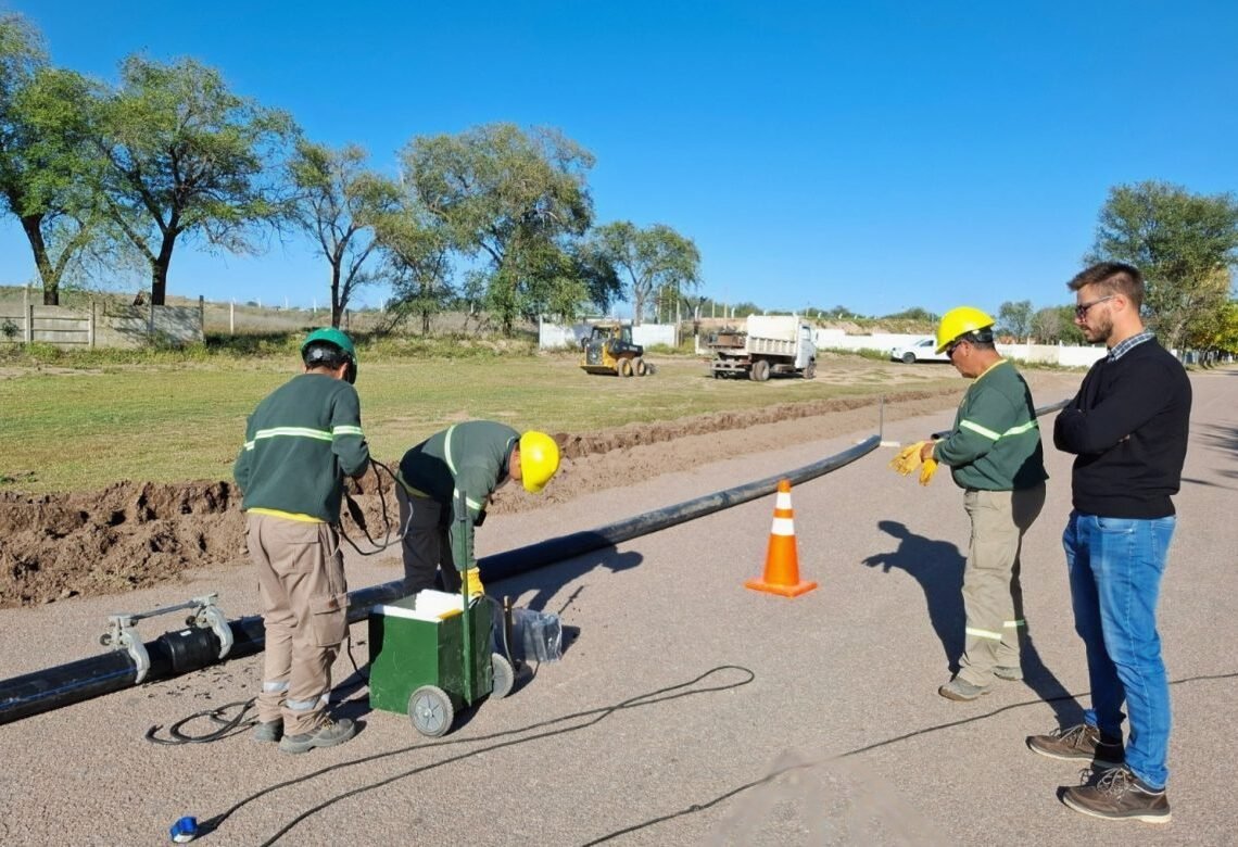 General Acha: avanza una obra clave para garantizar el acceso al agua potable