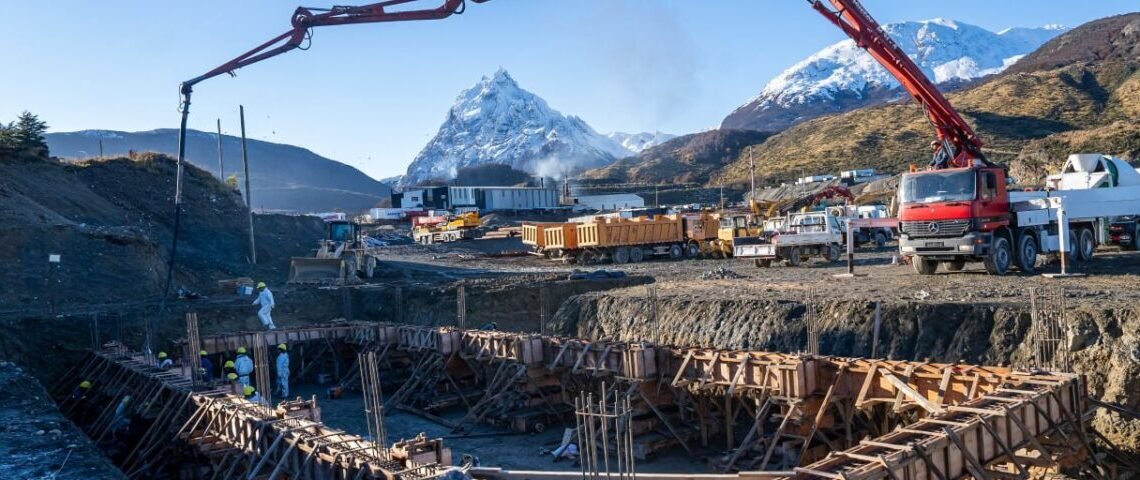Continúa la obra de la nueva usina de Ushuaia