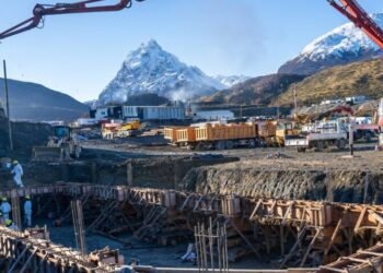 Continúa la obra de la nueva usina de Ushuaia